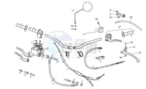 RCR_SMT 50 drawing Handlebar - Controls