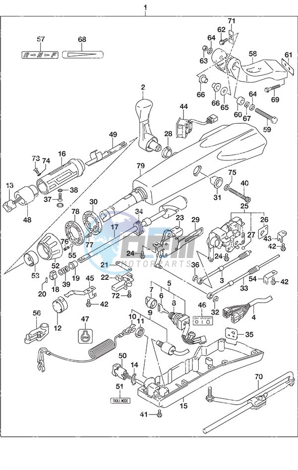 Tiller Handle