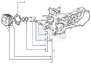 Liberty 50 2t RST ptt (CH) Switserland drawing Cylinder-piston-wrist pin assy