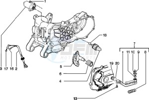 Zip 50 4T drawing Starting motor-starter lever