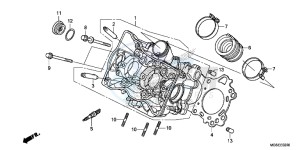 NC700SDD NC700S Dual Cluth ABS 2ED drawing CYLINDER HEAD