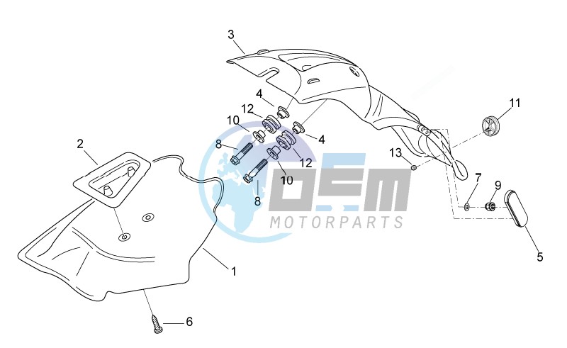 Rear body III - Mudguard