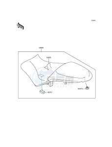 VERSYS_650 KLE650EFF XX (EU ME A(FRICA) drawing Seat