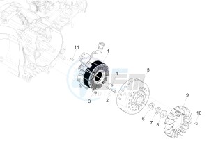 SUPER GTS 125 4T 3V IGET ABS E3 (APAC) drawing Flywheel magneto