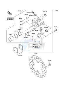 KVF360 KVF360B6F EU drawing Front Brake