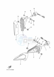 YFZ450R (BW2T) drawing HEADLIGHT