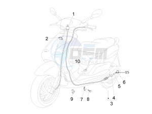 Fly 50 4T 2V 25-30Km/h drawing Transmissions