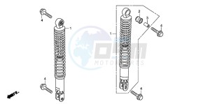 SH300 drawing REAR CUSHION