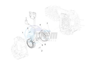 GTS 300 4T 4V IE ABS E3-E4 (NAFTA) drawing Flywheel magneto