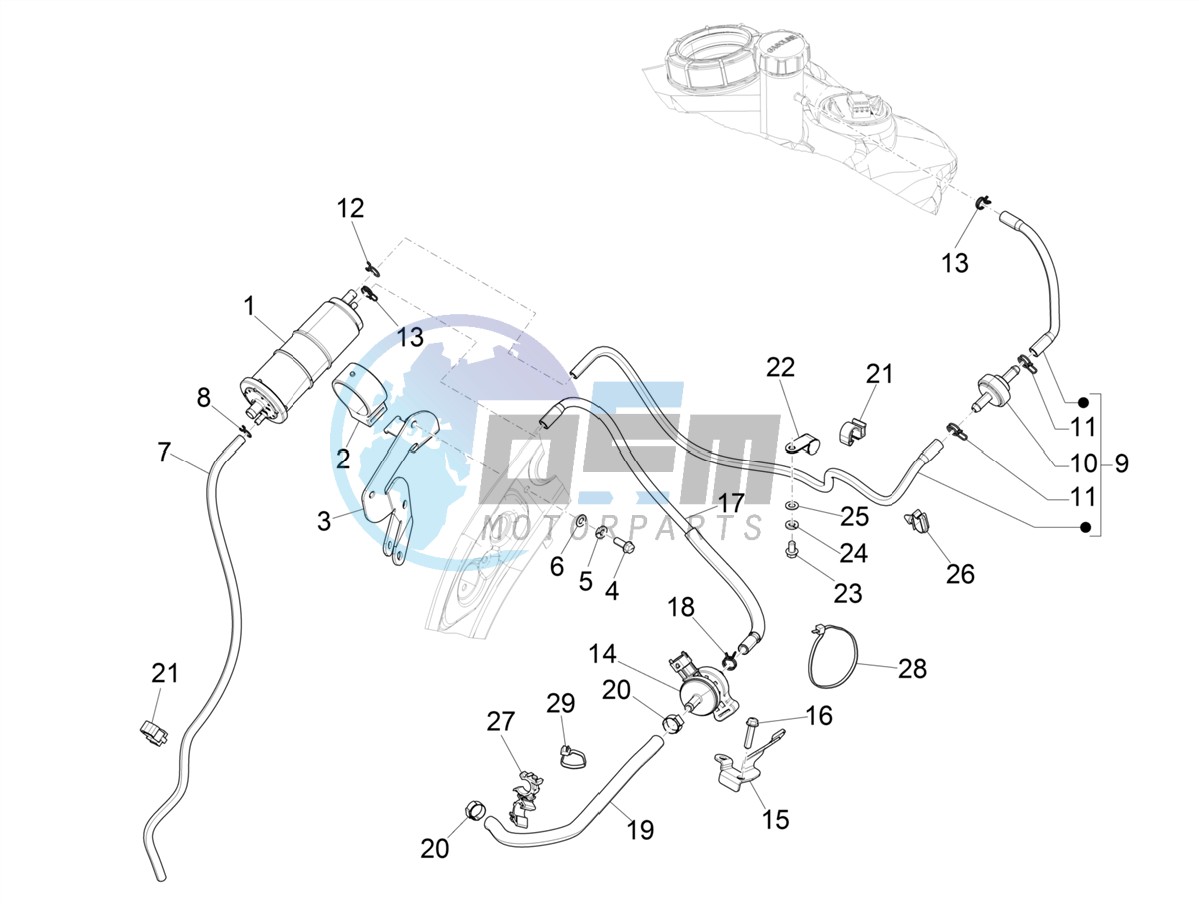 Anti-percolation system