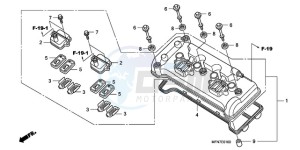 CB1000RA UK - (E / MPH) drawing CYLINDER HEAD COVER