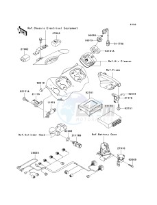 ZX 1200 A [NINJA ZX-12R] (A1) [NINJA ZX-12R] drawing FUEL INJECTION