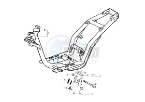 Fly 4T 50 drawing Frame - Central Stand