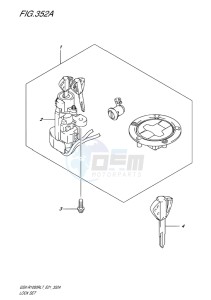 GSX-R1000R EU drawing LOCK SET