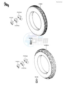 ZX 900 A [NINJA] (A3) NINJA 900 drawing TIRES