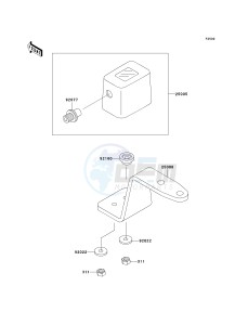 KDX 200 H [KDX200] (H6-H9) [KDX200] drawing METER-- S- -