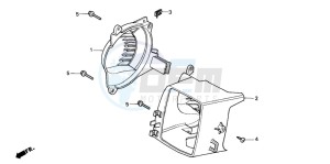 PK50M drawing SHROUD/FAN COVER