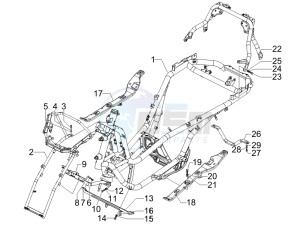 MP3 400 ie (USA) USA drawing Frame bodywork