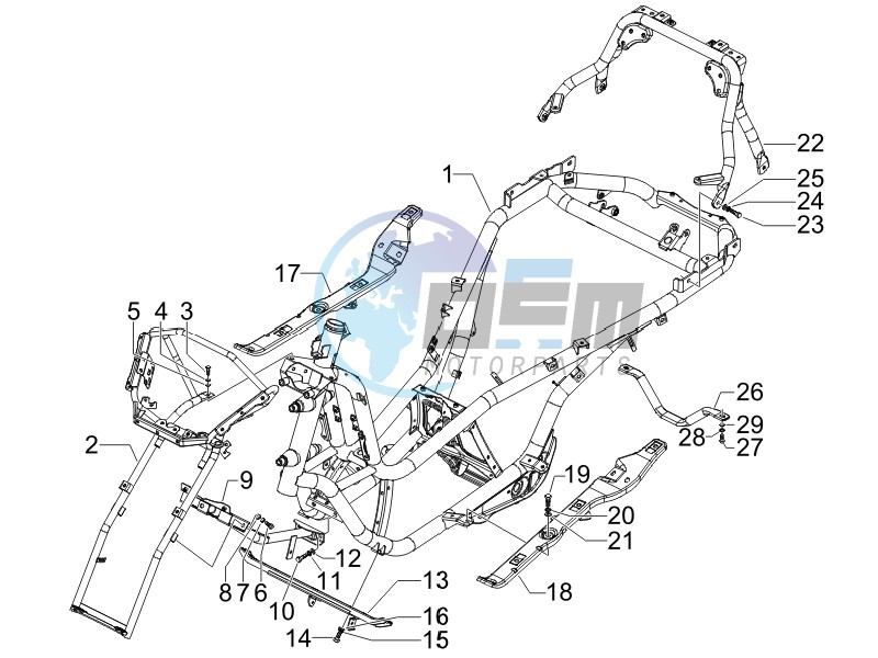 Frame bodywork