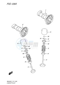 RMX450 drawing CAMSHAFT_VALVE