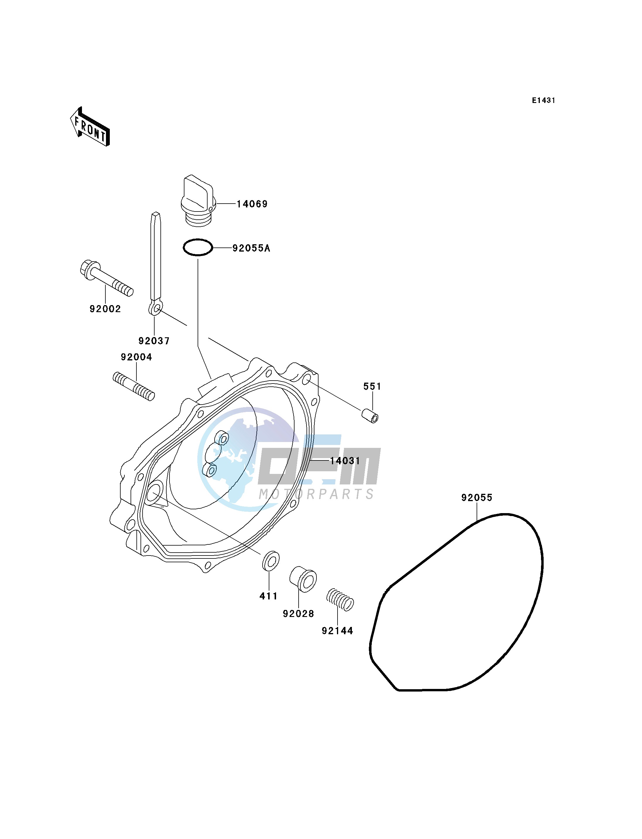 ENGINE COVER-- S- -