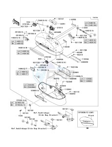 VN 1700 C [VULVAN 1700 NOMAD] (9FA) C9FA drawing SADDLEBAGS -- SIDE BAG- -