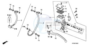 SH300AR9 UK - (E / ABS MKH SPC TBX) drawing RR. BRAKE MASTER CYLINDER