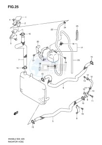 AN400Z ABS BURGMAN EU-UK drawing RADIATOR HOSE