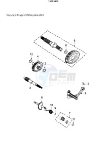 TWEET 50 VA drawing DRIVE SHAFTS / KICKSTARTER