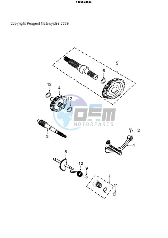 DRIVE SHAFTS / KICKSTARTER