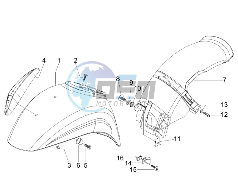 Wheel housing - Mudguard