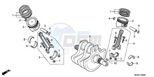 VT750C9 Korea - (KO / MK) drawing CRANKSHAFT