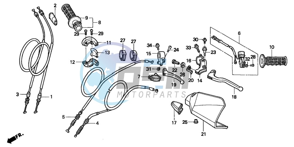 HANDLE LEVER/SWITCH/CABLE (CM)