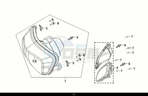 SYMPHONY CARGO 125 (AY12WA-EU) (E5) (M1) drawing HEAD LIGHT