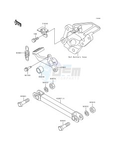 ZX 600 D [NINJA ZX-6] (D1) [NINJA ZX-6] drawing BRAKE PEDAL