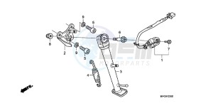 CB600FB drawing STAND