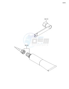 KX85 KX85CEF EU drawing Owner's Tools