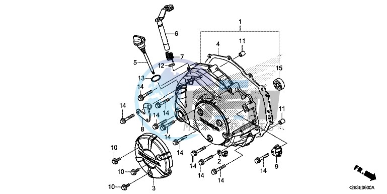 RIGHT CRANKCASE COVER