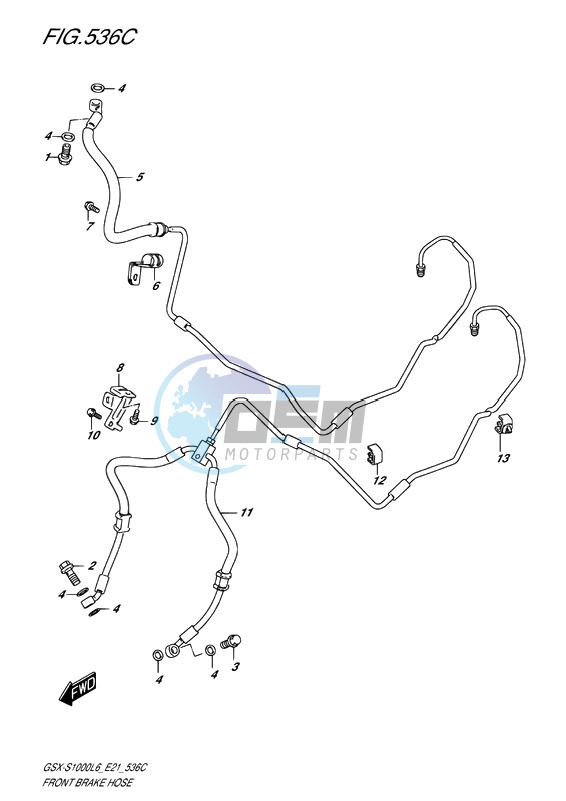 FRONT BRAKE HOSE