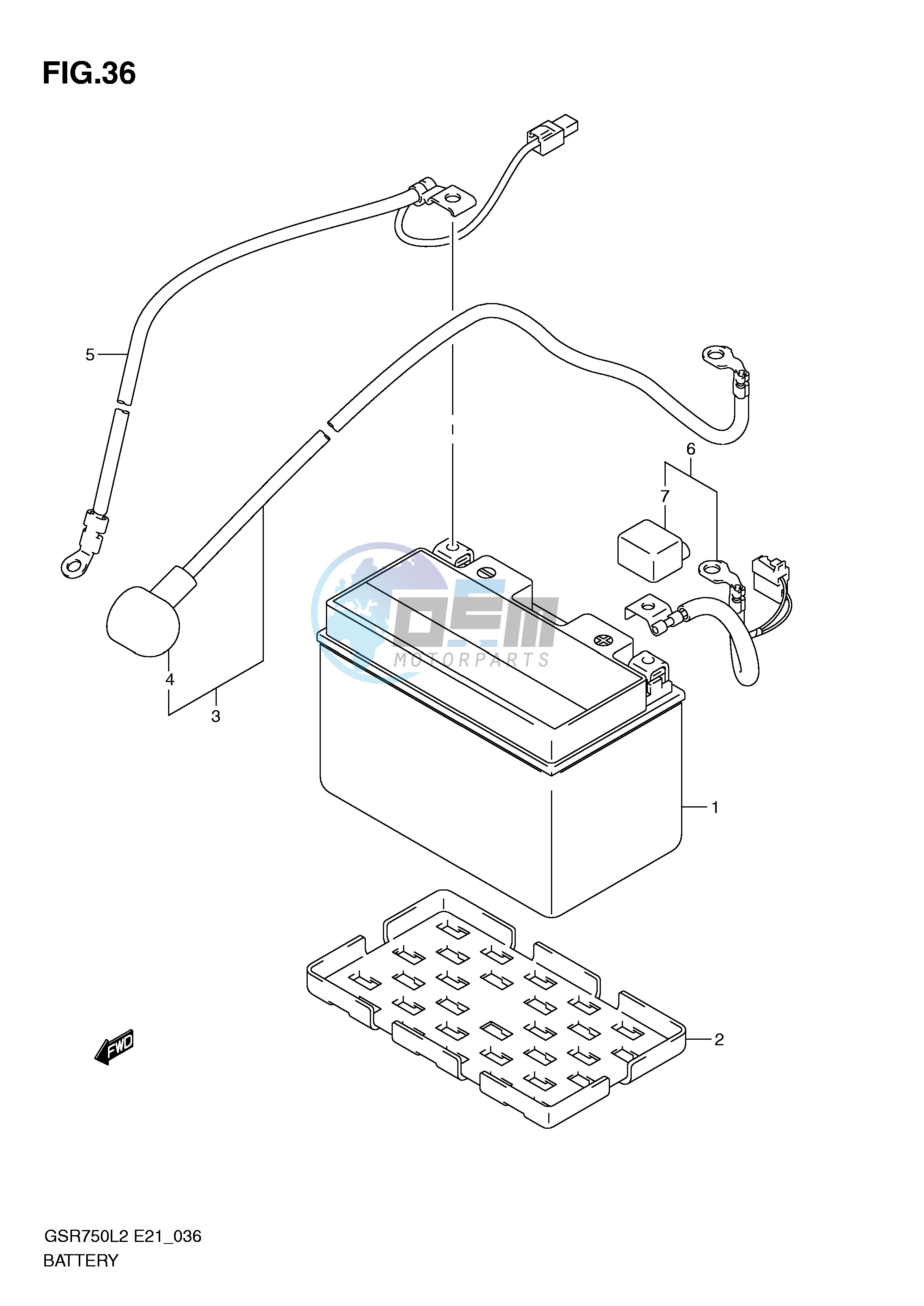 BATTERY (GSR750AL2 E24)