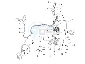 RSV4 1000 Racing Factory E4 ABS (EMEA, LATAM) drawing ABS Brake system