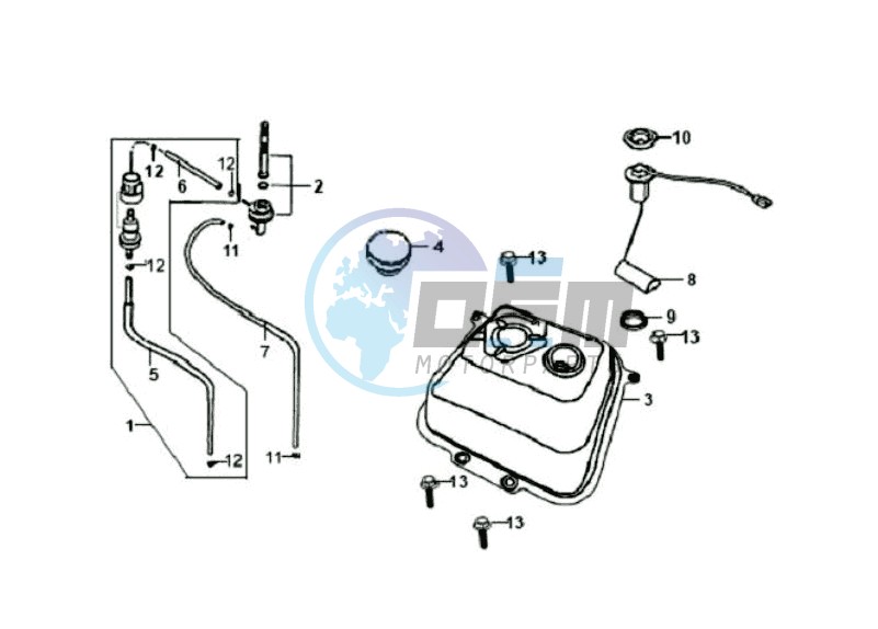 FUEL TANK - FUEL CUT