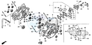 CR125R drawing CRANKCASE (CR125R2)