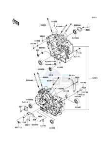 VN900 CLASSIC VN900BEF GB XX (EU ME A(FRICA) drawing Crankcase