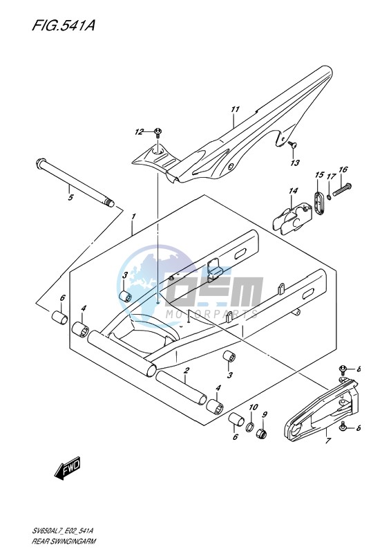 REAR SWINGINGARM