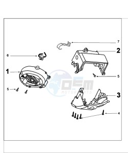 FIGHT 4 50 4T PURE drawing ENGINE COVER