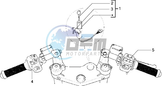 Electric devices-Key operated switch