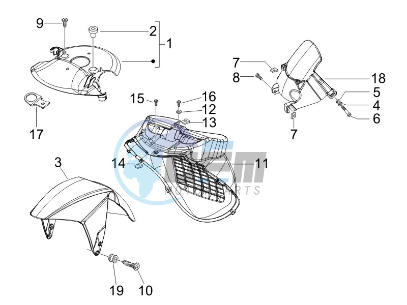 Wheel housing - Mudguard