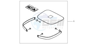 NT650V drawing TOP BOX PANEL KIT - PB-297M