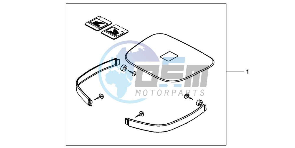 TOP BOX PANEL KIT - PB-297M